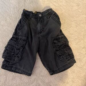 Lee Kids Black Cargo Shorts